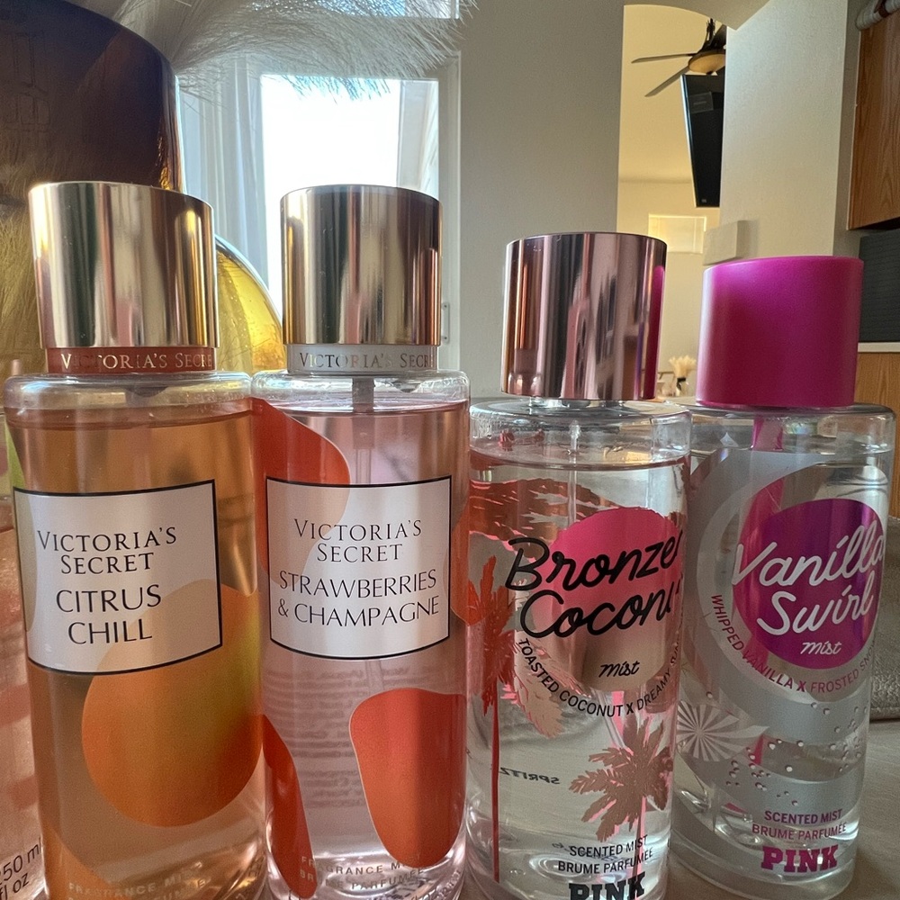 Victoria's Secret Skincare Set - Citrus, Pink, Bronze, White